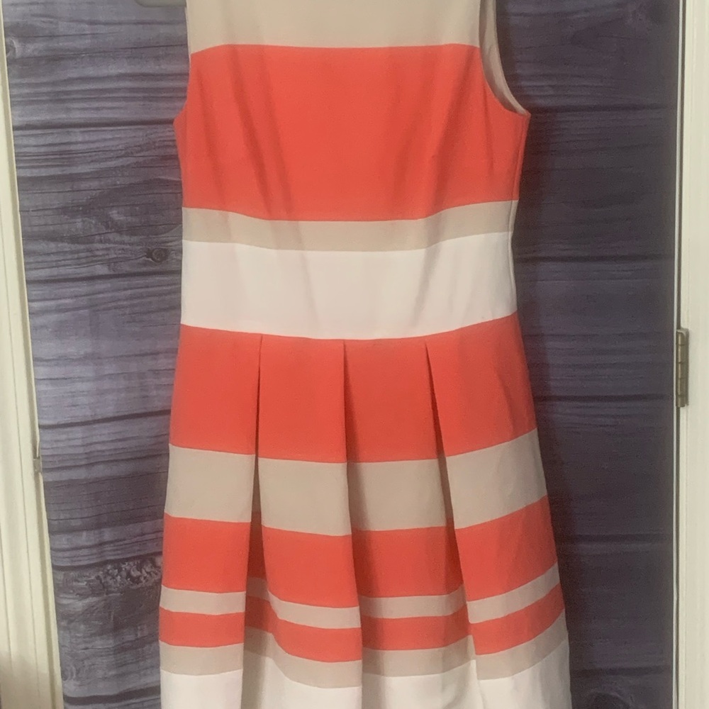 Lauren by Ralph Lauren fit and flare sleeveless dress